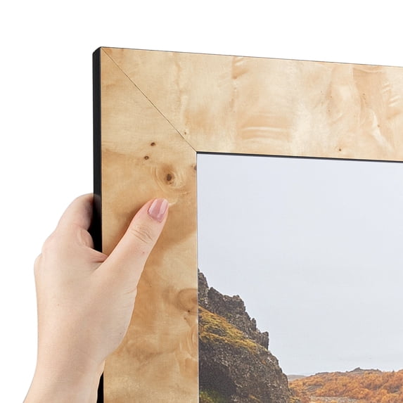 ArtToFrames 12" x 24" Maple Burl Veneer Picture Frame, 12x24 inch Wood Poster Frame (WOM-4955)