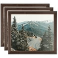 thumbnail image 1 of ArtToFrames 12" x 24" Walnut Picture Frame, 12x24 inch Brown MDF Poster Frame (WOM-4094), 3 Pack, 1 of 7