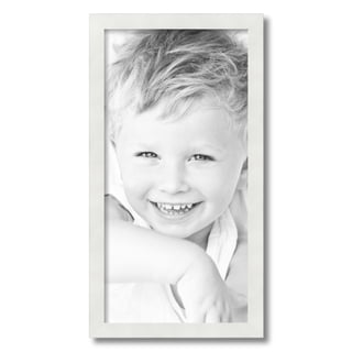 ArtToFrames 12" x 24" White Picture Frame, 12x24 inch White MDF Poster Frame (WOM-3930)
