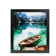 thumbnail image 1 of ArtToFrames 12" x 24" Woodgrain Black Shadowbox 2.5 inch Tall Picture Frame, 12x24 inch Black Wood Poster Frame (WOM-5141), 2 Pack, 1 of 6