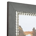 thumbnail image 1 of ArtToFrames 12" x 28" Espresso with Silver Lip Picture Frame, 12x28 inch Silver Wood Poster Frame (WOM-4951),  Pack, 1 of 7
