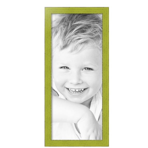 ArtToFrames 12" x 29" Modern Green Picture Frame, 12x29 inch Green Wood Poster Frame (WOM-4589), Pack
