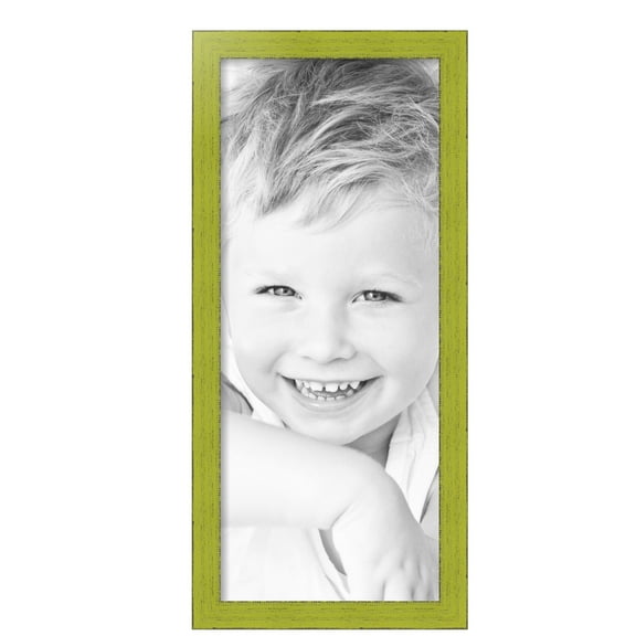 ArtToFrames 12" x 29" Modern Green Picture Frame, 12x29 inch Green Wood Poster Frame (WOM-4589), Pack