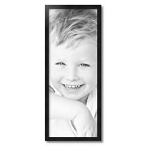 ArtToFrames 12" x 31" Black Picture Frame, 12x31 inch Black Wood Poster Frame (WOM-5139)