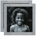 thumbnail image 1 of ArtToFrames 12" x 31" Grey Picture Frame, 12x31 inch Gray Wood Poster Frame (WOM-4594), 2 Pack, 1 of 7