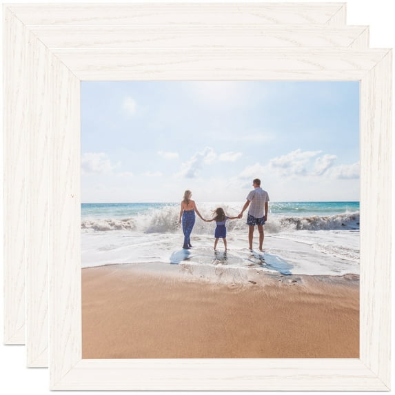 ArtToFrames 12" x 31" White Picture Frame, 12x31 inch White Wood Poster Frame (WOM-4332), 3 Pack