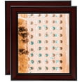 thumbnail image 1 of ArtToFrames 12" x 34" Honors Mahogany Picture Frame, 12x34 inch Brown Wood Poster Frame (WOM-5155), 2 Pack, 1 of 6
