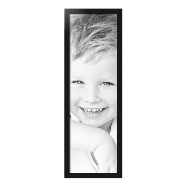 ArtToFrames 12" x 39" Black Steel Picture Frame, 12x39 inch Black MDF Poster Frame (WOM-4639),  Pack