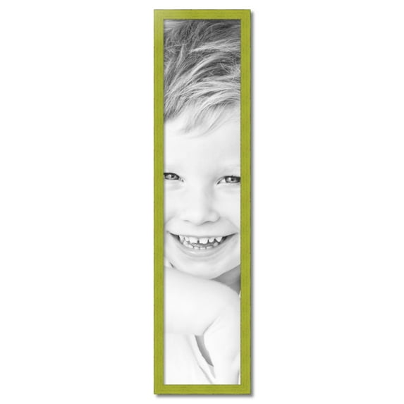 ArtToFrames 12" x 55" Modern Green Picture Frame, 12x55 inch Green Wood Poster Frame (WOM-4589)