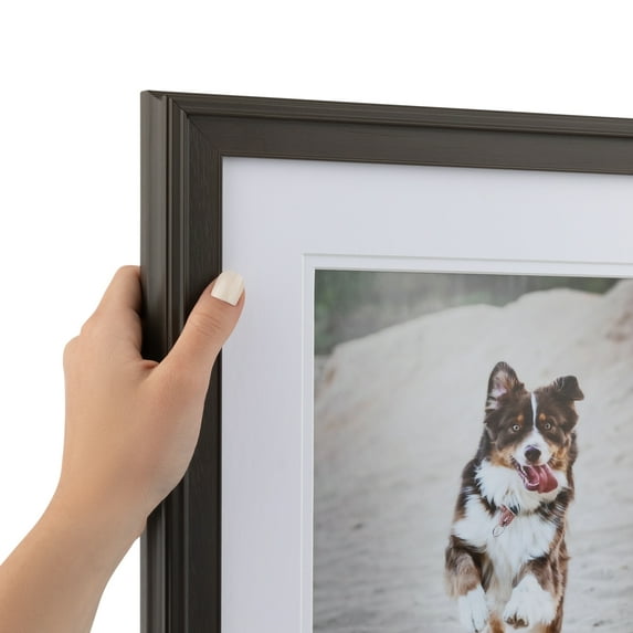 ArtToFrames 12" x 12" Brown Picture Frame, 12x12 inch Brown Wood Poster Frame (WOM-4886)