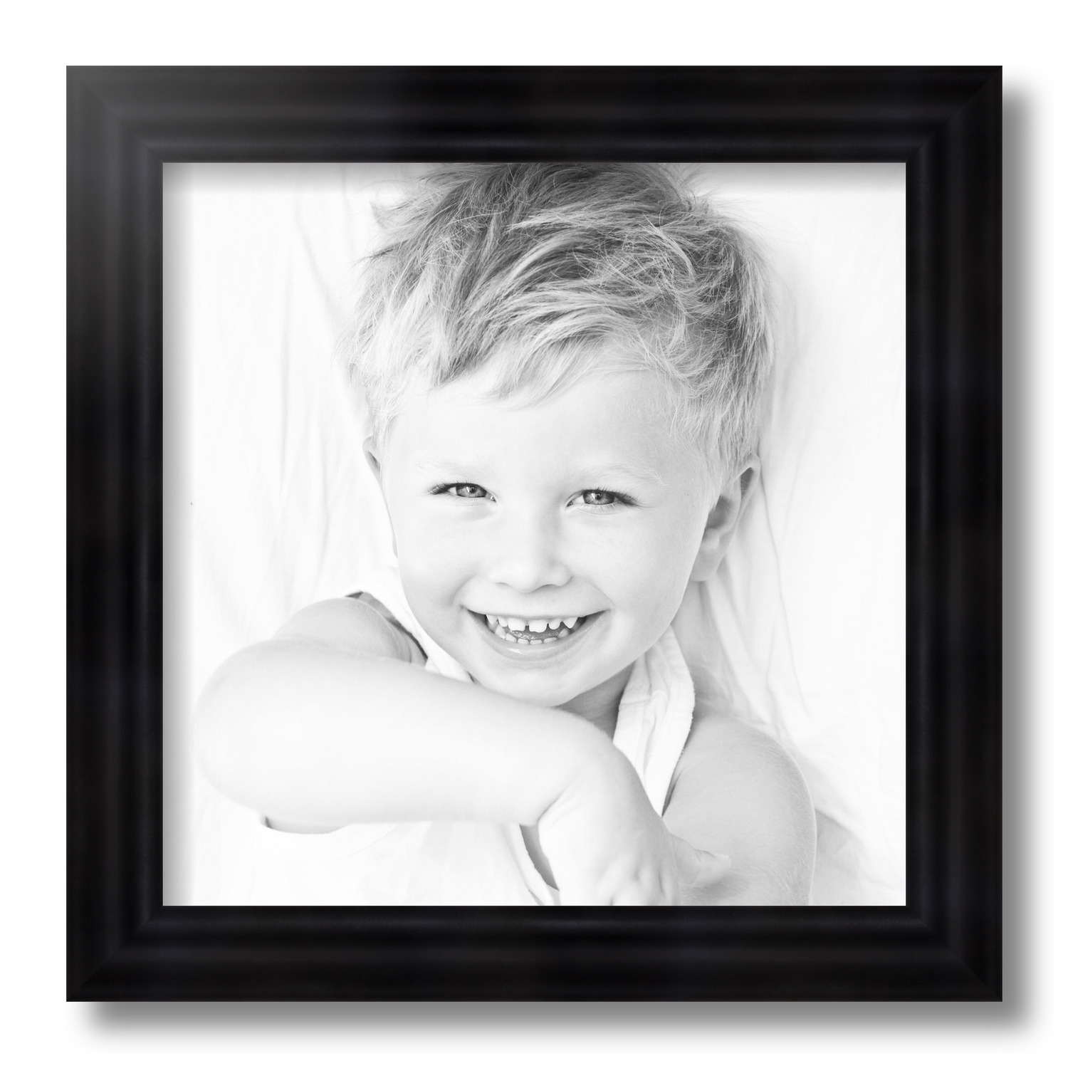 ArtToFrames 12x12 Inch Black Picture Frame, This Black Wood Poster