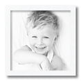 thumbnail image 1 of ArtToFrames 12x12 Inch Satin White Picture Frame, This White Wood Poster Frame is Great for Your Art or Photos, Comes with Regular Glass (4655), 1 of 7