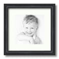 thumbnail image 1 of ArtToFrames 12x12 Matted Picture Frame with 8x8 Single Mat Photo Opening Framed in 1.25 Black Stain on Solid Red Oak and 2 Porcelain Mat (FWM-4083-12x12), 1 of 8