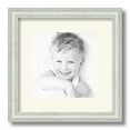 thumbnail image 1 of ArtToFrames 12x12" Matted Picture Frame with 8x8" Single Mat Photo Opening Framed in 1.25" Off White Wash on Ash and 2" Off White Mat (FWM-4098-12x12), 1 of 8