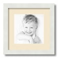 thumbnail image 1 of ArtToFrames 12x12" Matted Picture Frame with 8x8" Single Mat Photo Opening Framed in 1.25" Satin White Frame and 2" Alabaster Mat (FWM-3966-12x12), 1 of 8