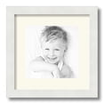 thumbnail image 1 of ArtToFrames 12x12" Matted Picture Frame with 8x8" Single Mat Photo Opening Framed in 1.25" Satin White Frame and 2" Off White Mat (FWM-3966-12x12), 1 of 8