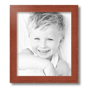ArtToFrames 12x14 Inch Real Reclaimed Red Barnwood Picture Frame, This Red Wood Poster Frame is Great for Your Art or Photos, Comes with Regular Glass (4814)