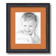 thumbnail image 1 of ArtToFrames 12x14" Matted Picture Frame with 8x10" Single Mat Photo Opening Framed in 1.25" Black Stain on Solid Red Oak and 2" Octoberfest Mat (FWM-4083-12x14), 1 of 8