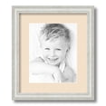 thumbnail image 1 of ArtToFrames 12x14" Matted Picture Frame with 8x10" Single Mat Photo Opening Framed in 1.25" Off White Wash on Ash and 2" French Creme Mat (FWM-4098-12x14), 1 of 8