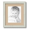 thumbnail image 1 of ArtToFrames 12x14" Matted Picture Frame with 8x10" Single Mat Photo Opening Framed in 1.25" Off White Wash on Ash and 2" Scotch Mist Mat (FWM-4098-12x14), 1 of 8