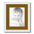 thumbnail image 1 of ArtToFrames 12x14 Matted Picture Frame with 8x10 Single Mat Photo Opening Framed in 1.25 Satin White Frame and 2 Coronado Mat (FWM-3966-12x14), 1 of 8