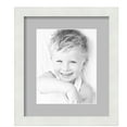 thumbnail image 1 of ArtToFrames 12x14" Matted Picture Frame with 8x10" Single Mat Photo Opening Framed in 1.25" Satin White Frame and 2" TV Grey Mat (FWM-3966-12x14), 1 of 8