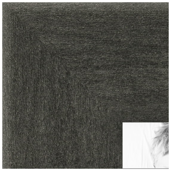 ArtToFrames 12x15 Inch Slate Gray Picture Frame, This Gray MDF Poster Frame is Great for Your Art or Photos, Comes with Regular Glass (2WOM-4674)