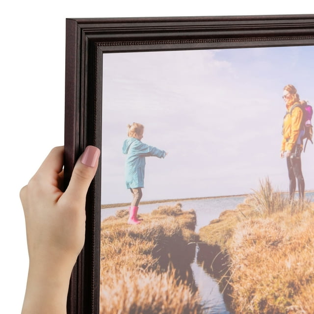ArtToFrames 12x16 Inch Cherry Picture Frame, This Red Wood Poster Frame is Great for Your Art or Photos, Comes with Regular Glass (4095)