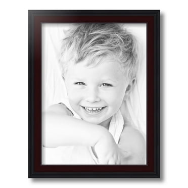 ArtToFrames 12x16 Inch Mahogany Windsor Picture Frame, This Brown MDF Poster Frame is Great for Your Art or Photos, Comes with Regular Glass (4687)