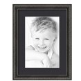 thumbnail image 1 of ArtToFrames 12x16" Matted Picture Frame with 8x12" Single Mat Photo Opening Framed in 1.25" Antique Black and 2" Black Mat (FWM-5106-12x16), 1 of 7