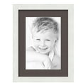 thumbnail image 1 of ArtToFrames 12x16" Matted Picture Frame with 8x12" Single Mat Photo Opening Framed in 1.25" Satin White Frame and 2" Chestnut Mat (FWM-3966-12x16), 1 of 8