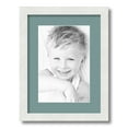 thumbnail image 1 of ArtToFrames 12x16 Matted Picture Frame with 8x12 Single Mat Photo Opening Framed in 1.25 Satin White Frame and 2 Nile Green Mat (FWM-3966-12x16), 1 of 8