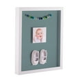 thumbnail image 1 of ArtToFrames 12x24 Inch Shadow Box Picture Frame, with a Satin White 1 Wide Shadowbox frame and Nile Green Mat Backing (4655), 1 of 1