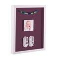 thumbnail image 1 of ArtToFrames 12x24 Inch Shadow Box Picture Frame, with a Satin White 1 Wide Shadowbox frame and Ruby Mat Backing (4655), 1 of 7