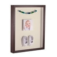 thumbnail image 1 of ArtToFrames 12x24 Inch Shadow Box Picture Frame, with a Verlinga Brown 1 Wide Shadowbox frame and Ivory Mat Backing (4656), 1 of 7