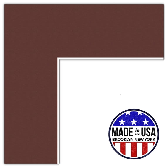 ArtToFrames 12x24" Maroon Custom Mat for Picture Frame with Opening for 8x20" Photos. Mat Only, Frame Not Included (MAT-242)