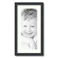thumbnail image 1 of ArtToFrames 12x24 Matted Picture Frame with 8x20 Single Mat Photo Opening Framed in 1.25 Black Stain on Solid Red Oak and 2 Porcelain Mat (FWM-4083-12x24), 1 of 8