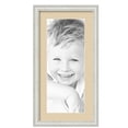 thumbnail image 1 of ArtToFrames 12x24" Matted Picture Frame with 8x20" Single Mat Photo Opening Framed in 1.25" Off White Wash on Ash and 2" Seaside Mat (FWM-4098-12x24), 1 of 8