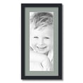 thumbnail image 1 of ArtToFrames 12x24 Matted Picture Frame with 8x20 Single Mat Photo Opening Framed in 1.25 Satin Black and 2 Silverpine Mat (FWM-3926-12x24), 1 of 6
