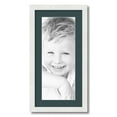 thumbnail image 1 of ArtToFrames 12x24 Matted Picture Frame with 8x20 Single Mat Photo Opening Framed in 1.25 Satin White Frame and 2 Evergreen Mat (FWM-3966-12x24), 1 of 8