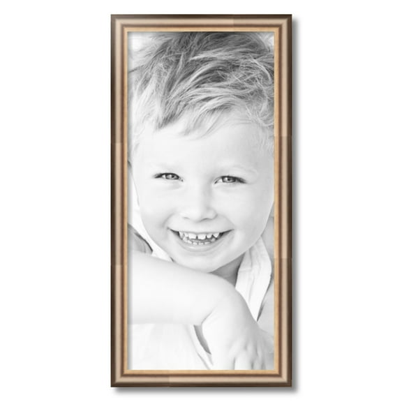 ArtToFrames 12x27" Anique Silver Picture Frame, Silver Wood Poster Frame, with Regular Acrylic and 2 (FBPL-4964)