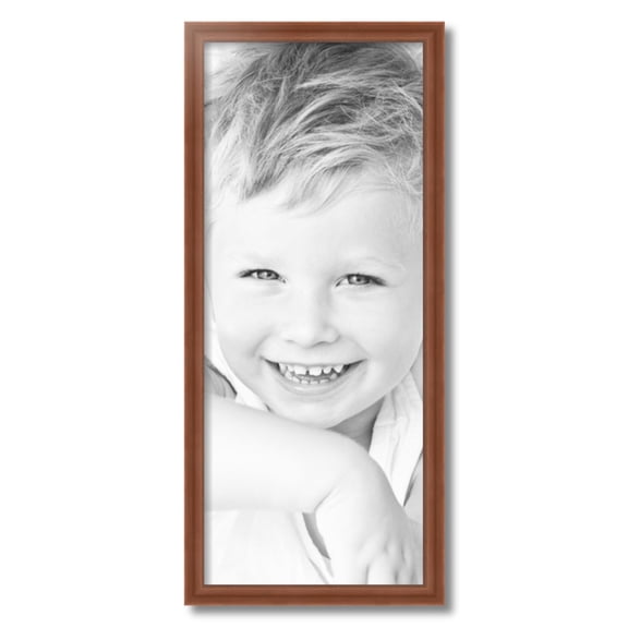 ArtToFrames 12x29" Painted Dark Orange Picture Frame, Red Wood Poster Frame, with Regular Acrylic and 2 (FBPL-4950)