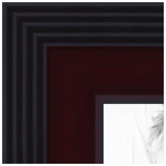 ArtToFrames 12x34 inch Mahogany Windsor Picture Frame, Brown MDF Poster Frame (4687)