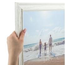 ArtToFrames 12" x 35" White Picture Frame, 12x35 inch White MDF Poster Frame (WOM-4332),  Pack