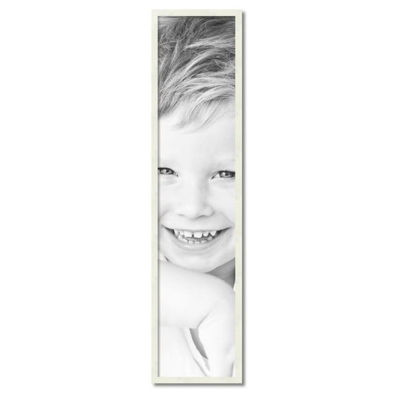 ArtToFrames 12x54 inch White Picture Frame, White 12" x 54" Wood Poster Frame (WOM-5140) 1234