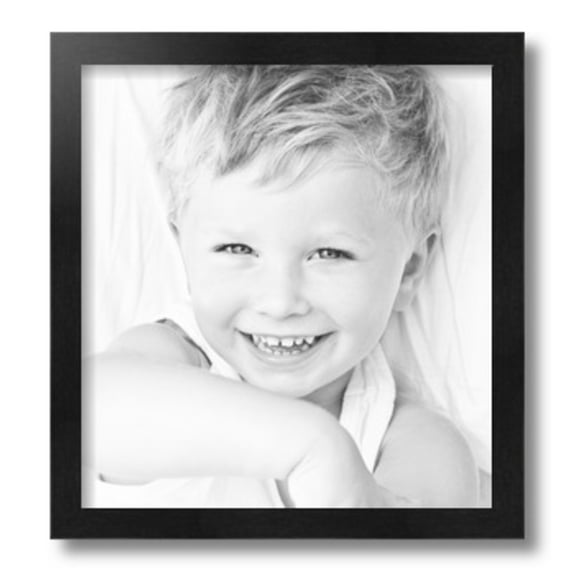 ArtToFrames 13" x 14" Black Picture Frame, 13x14 inch Black Wood Poster Frame (WOM-5141)