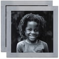 thumbnail image 1 of ArtToFrames 13" x 14" Grey Picture Frame, 13x14 inch Gray Wood Poster Frame (WOM-4594), 2 Pack, 1 of 7