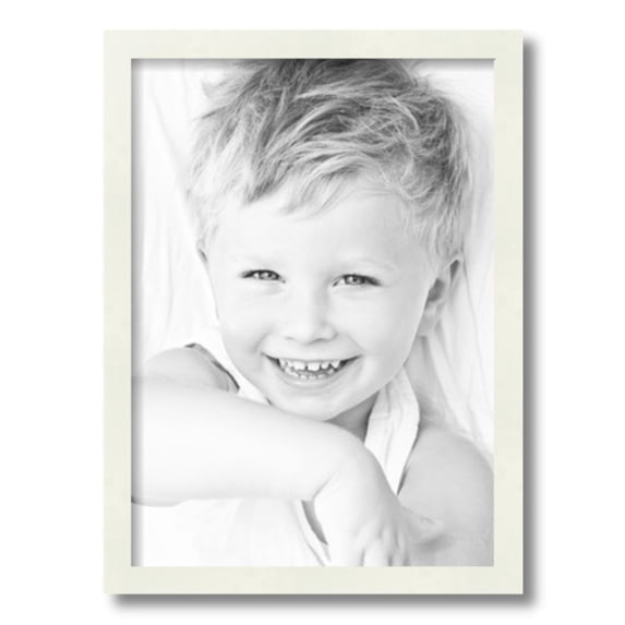 ArtToFrames 13" x 18" White Picture Frame, 13x18 inch White Wood Poster Frame (WOM-5138)