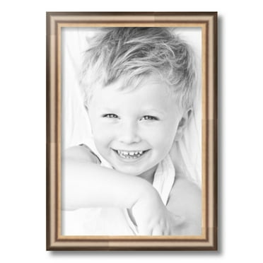 ArtToFrames 13" x 19" Anique Silver Picture Frame, 13x19 inch Silver Wood Poster Frame (WOM-4964)