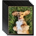 thumbnail image 1 of ArtToFrames 13" x 19" Black Square with Gold Beads Picture Frame, 13x19 inch Black Wood Poster Frame (WOM-5021), 5 Pack, 1 of 7